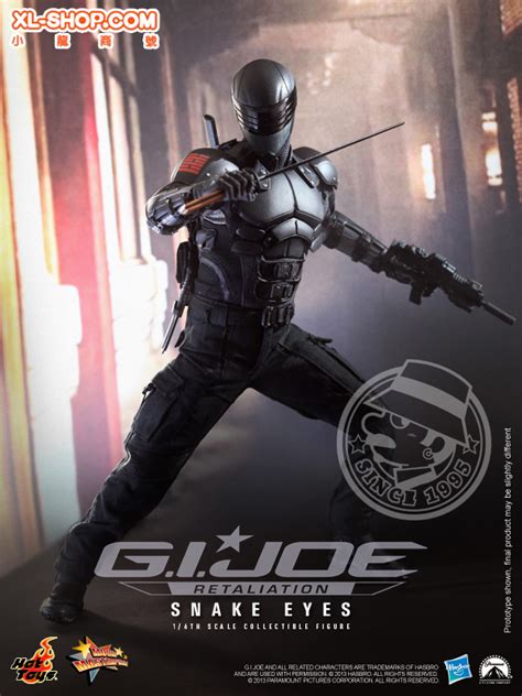 Hot Toys MMS 192 G I Joe Retaliation 1 6th Scale Snake Eyes Collectible Figure