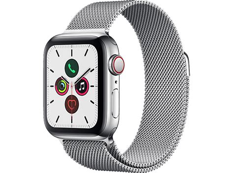 APPLE Watch Series 5 (GPS + Cellular) 40mm Smartwatch Edelstahl ...
