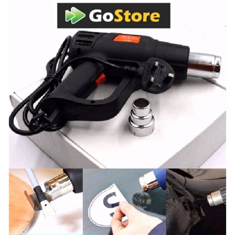 Heat Gun W Heavy Duty Heat Gun Hot Air Blower Shopee Malaysia