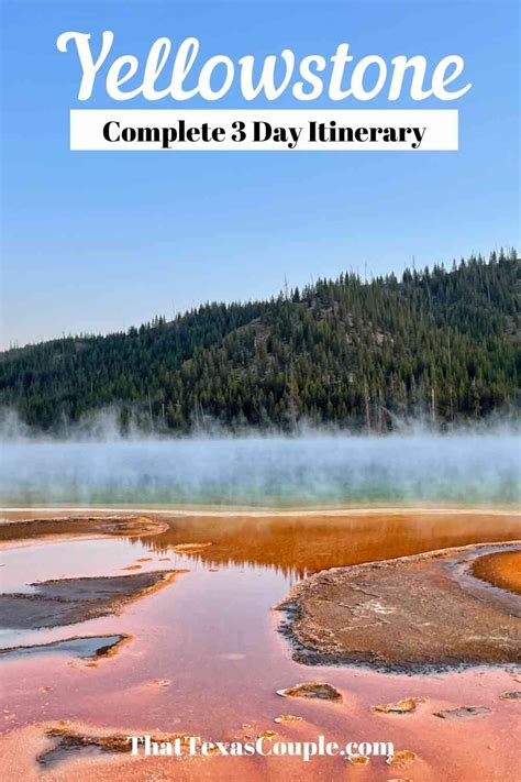 The Ultimate 3 Day Yellowstone Itinerary Artofit