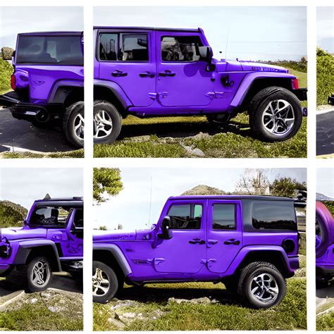 Purple Jeep Graphic · Creative Fabrica
