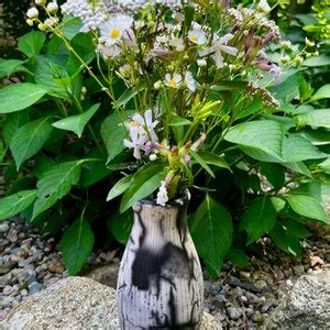 Naked Raku Vase Unique Pottery Gift Ceramic Art Modern Home Decor Gifts For Women And Men