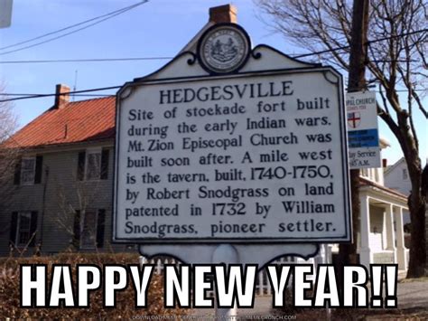 Memories of Hedgesville, West Virginia