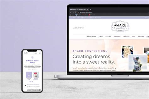 Amaru Confections Idaho Websites