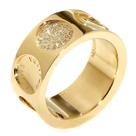 Louis Vuitton Gold V Ring