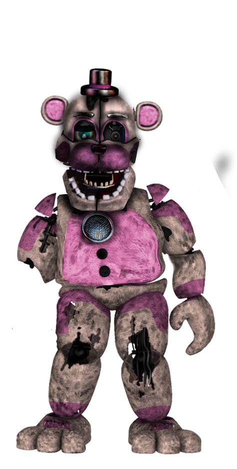 Withered Funtime Freddy Fazbear V2 By Fnafspeedfan2 On Deviantart