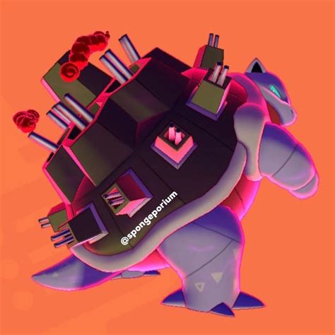 Shiny Gmax Blastoise Pokemon Sword And Shield Video Gaming Gaming