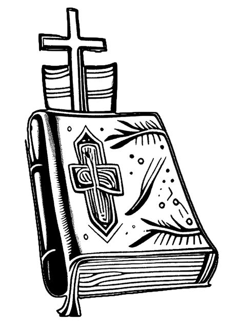 Bible Cross Coloring Page Hyper Realistic Detail · Creative Fabrica