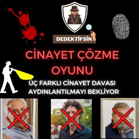 Dedektifsin 3 lü Paket Cinayet Çözme Dedektif Oyunu Fiyatı