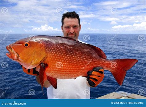 Red Snapper Stock Image Image Of Casting Giant Leisure 33854135