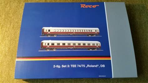 Roco 74074 Personenwagenset Schnellzugwagen Tee 74 75 Roland DB 2x H0