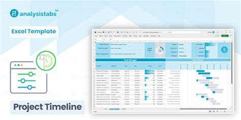 Project Timeline Template Excel - Analysistabs