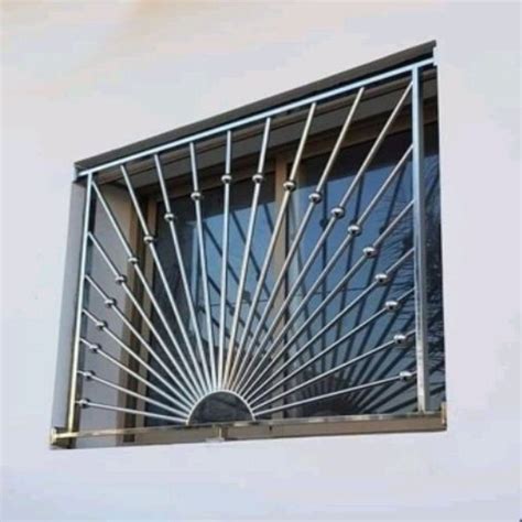 Polished Hinged Stainless Steel Window Grill Size Dimension X Inch