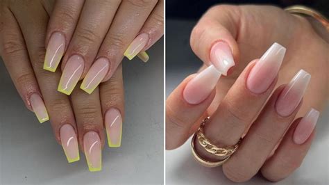 Natural Nails Dise Os De U As Punta Coffin Para Elevar Tu Manicura A