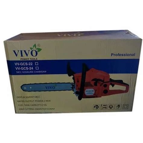 Inch Vivo Vv Gcs Gasoline Chain Saw Cc Petrol At Rs