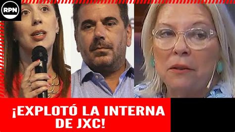 Carrió cruzó a Ritondo y se pudrió todo en JXC YouTube