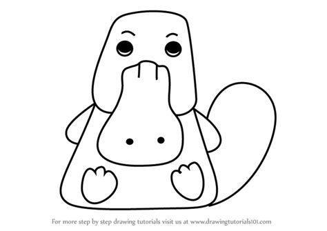 How To Draw A Platypus For Kids Animals For Kids Step By Step