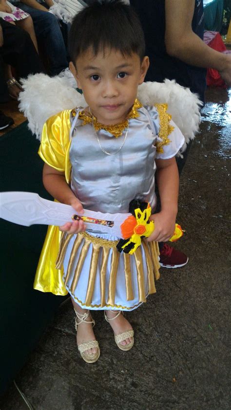 Archangel Gabriel costume proj | Flower girl dresses, Girls dresses ...