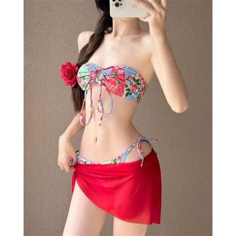 Women S Swimsuit Sexy Straps Bikini Three Piece Swimsuit Fashion Travel