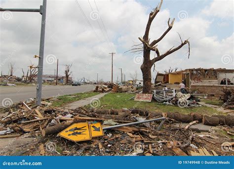 Joplin Mo Damage Ef5 Tornado Editorial Image
