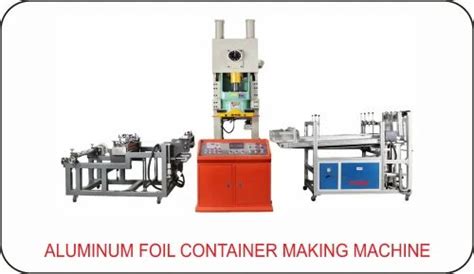 1 Cavity Aluminium Foil Container Making MachineMaking Machine