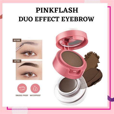 Jual Pinkflash Duo Effect Eyebrow Kit Shopee Indonesia