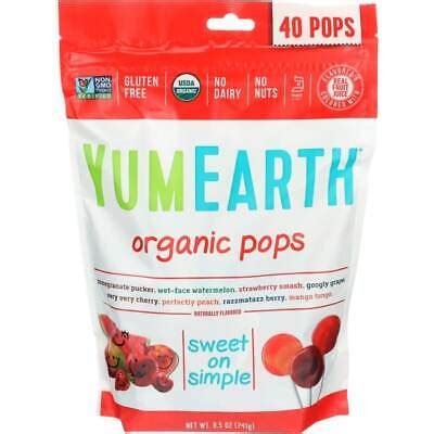 YumEarth Organic Pops Assorted Flavors 8 5 Oz Pkg EBay