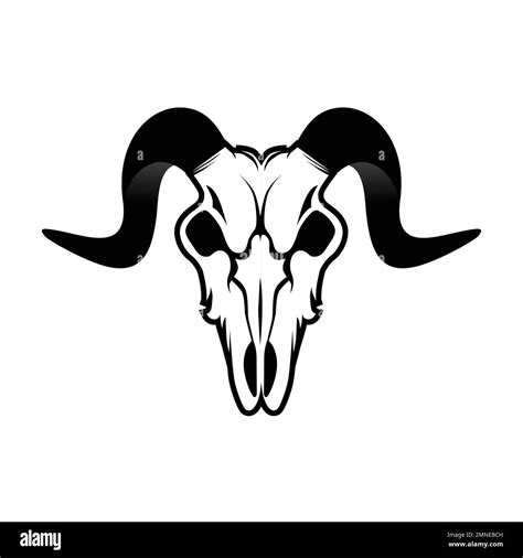 Mountain Goat Skull Tattoo