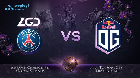 Ti Playoffs Psg Lgd Vs Og Weplay