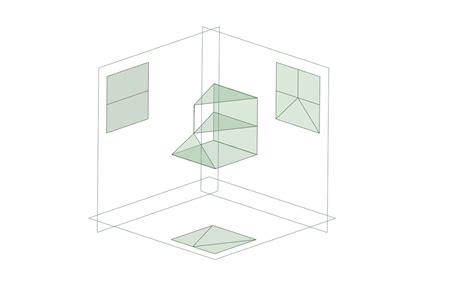 mechanical engineering - Orthographic Projection to Isometric ...