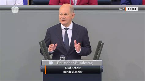 Video Regierungserklärung des Kanzlers I Bundesregierung