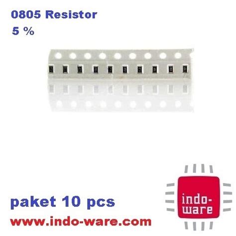 Jual 1K 1 Kilo Ohm 0805 5 Paket 10 Pcs Resistor Smd Kota Semarang