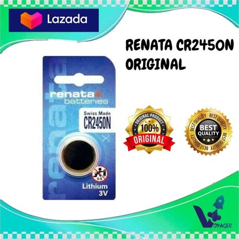 Baterai Renata Cr N Original Lithium Battery Volt Renata Cr