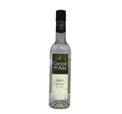 Pisco Cortijo Del Alto Quebranta Ml Licorer A Disenzo