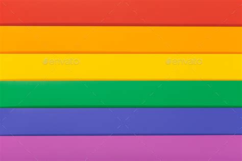 Rainbow Flag Background Commonly Known As The Gay Pride Flag Or Lgbtq Pride Flag Stock Photo By