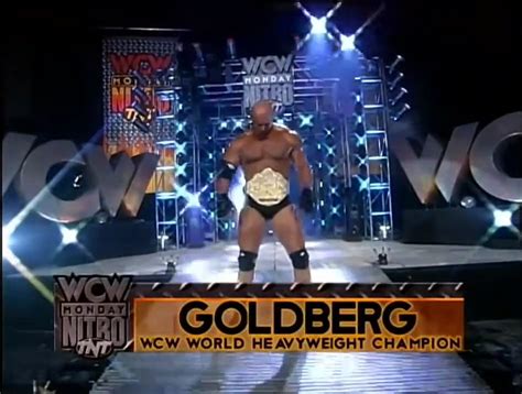 Goldberg Vs Meng Haku With NWO Wolfpac At Ringside WCW Monday