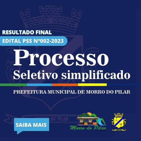 Resultado Final Processo Seletivo Simplificado 2023 Site Prefeitura