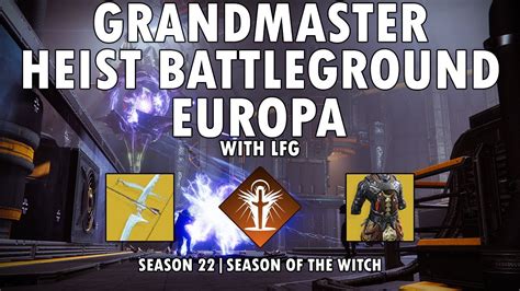 Grandmaster Nightfall Heist Battleground Europa Solar Warlock