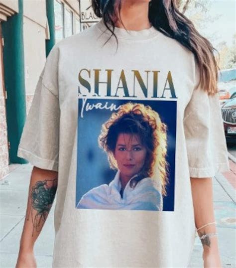 Shania Twain 90s, Shania Twain Vintage Tshirt, Retro Shania Twain T-shirt Gift for Fan, Men ...