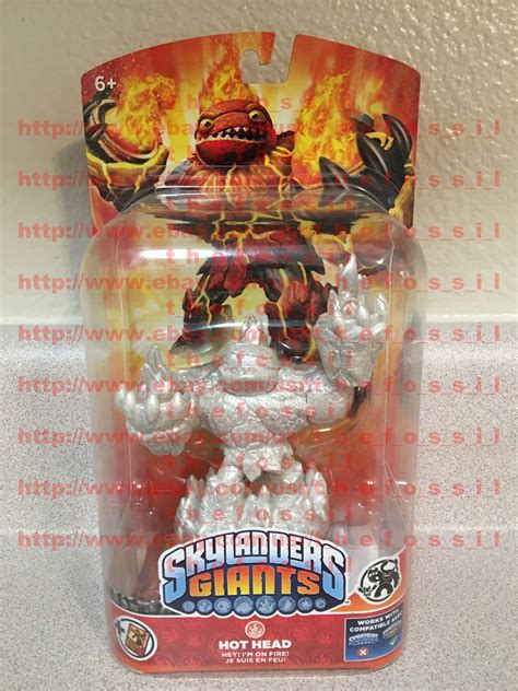Skylanders Giants Giant Glitter Hot Head Skylanders Hot Heads Hot