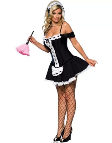 Disfraz De Mucama Sexy Para Mujer Talla S Halloween Env O Gratis