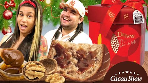 Panettone Cacau Show Dreams Nozes Doce De Leite Lan Amento Youtube