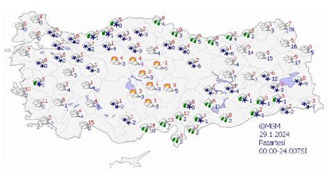 Ocak Pazartesi T Rkiye Geneli Hava Durumu Stanbul Ve Evresi