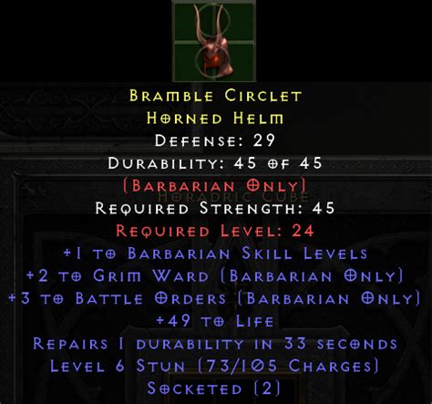 Ft 2x Lld Lvl30 Barb Helm 1barb 3bo Life 2os Topic D2jsp