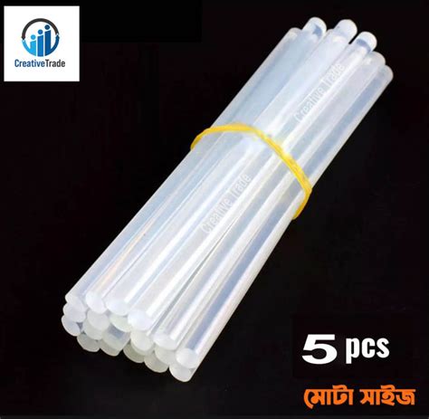 Hot Melt Glue Gun Glue Stick Big Size For Watt Gun Pieces Daraz Bd