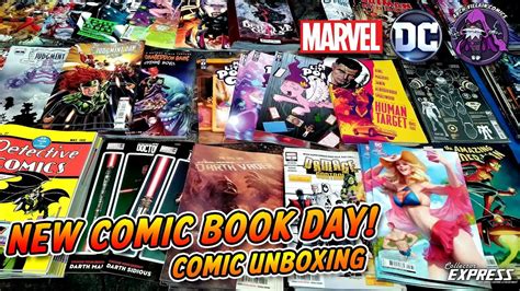 New Comic Book Day Marvel Dc Comics Unboxing August New