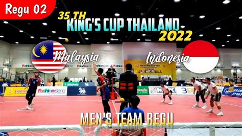 Mens Team Regu 02 Gorontalo 🇮🇩 Indonesia Vs Malaysia 🇲🇾 The 35th King