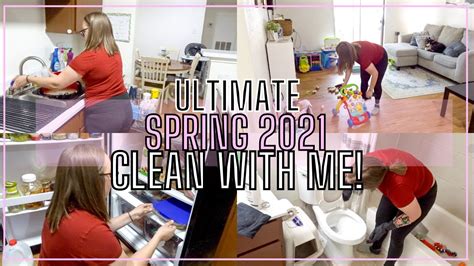 Ultimate Spring Clean With Me 2021 Extreme All Day Clean Speed Cleaning Motivation Chelsea