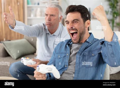 Mature Father Son Upset Hi Res Stock Photography And Images Alamy