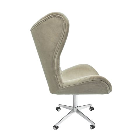 Poltrona Egg Slim Nude Encapado Base Giratória Rodinhas Zarco Interiores